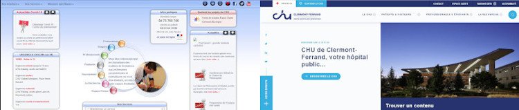 changement de site internet du CHU de Clermont-Ferrand